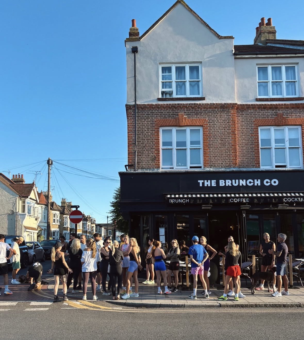 The Social It run club gathered outside Brunch & Co in Leigh-on-Sea